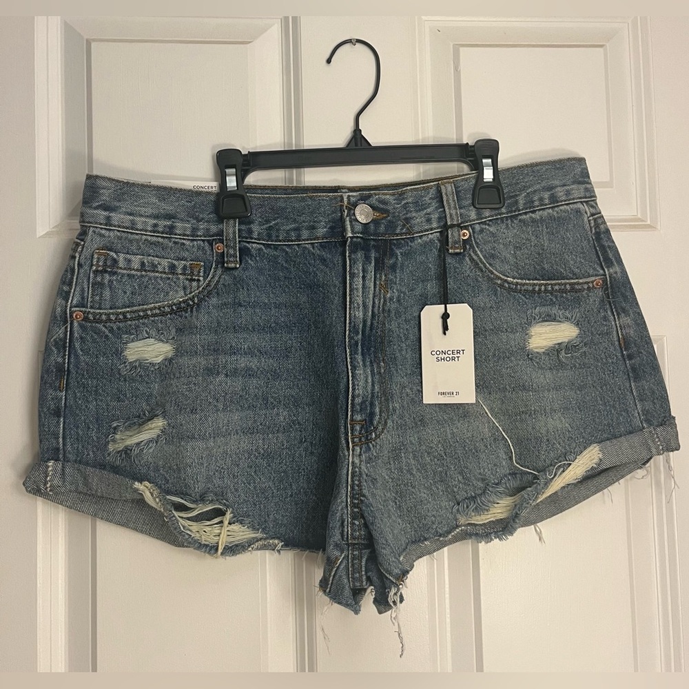 Forever 21 Distressed Concert Short
